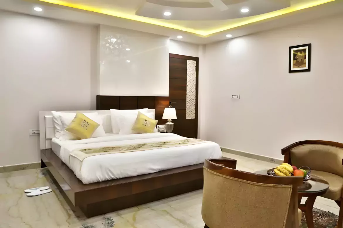 Dining area at Marigold Inn Homestay Jaipur
